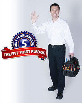 Jameson Electric, Heating, Air Conditioning 5 Point Service Pledge